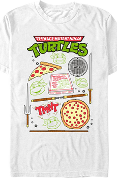 TMNT Icons Teenage Mutant Ninja Turtles T-Shirt