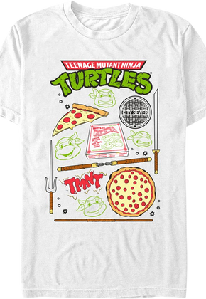 TMNT Icons Teenage Mutant Ninja Turtles T-Shirt