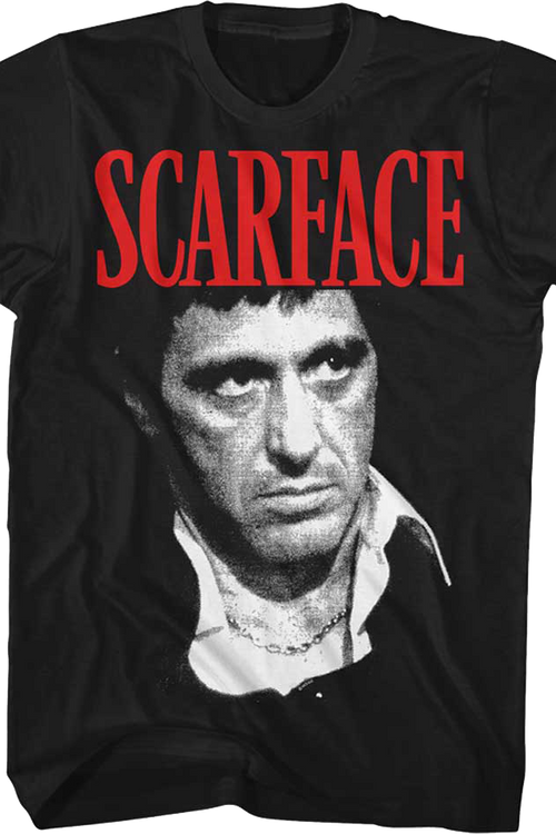 Tony Montana Close-Up Scarface T-Shirt