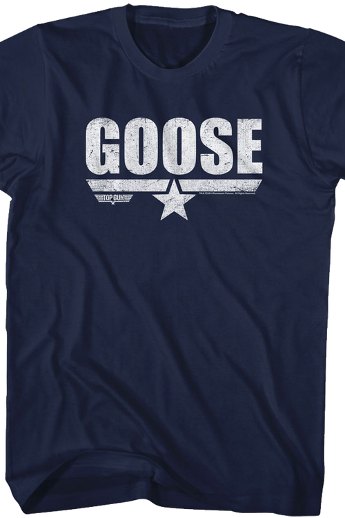 Distressed Top Gun Goose T-Shirt