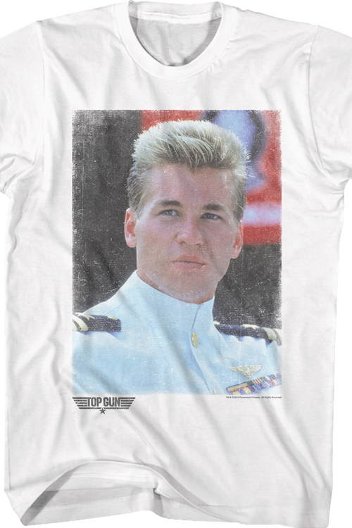 Top Gun Iceman Portrait T-Shirt