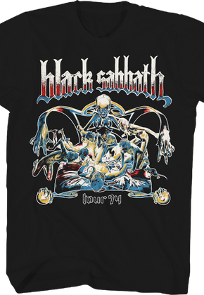 Front & Back US Tour '74 Black Sabbath T-Shirt
