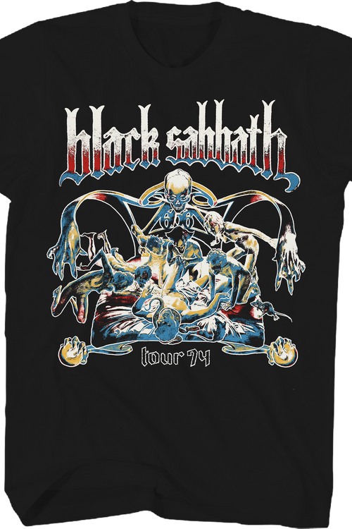 Front & Back US Tour '74 Black Sabbath T-Shirt