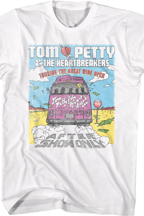 Touring The Great Wide Open Tom Petty & The Heartbreakers T-Shirt