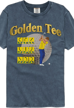 Trackball Control Golden Tee Golf Comfort Colors Brand T-Shirt