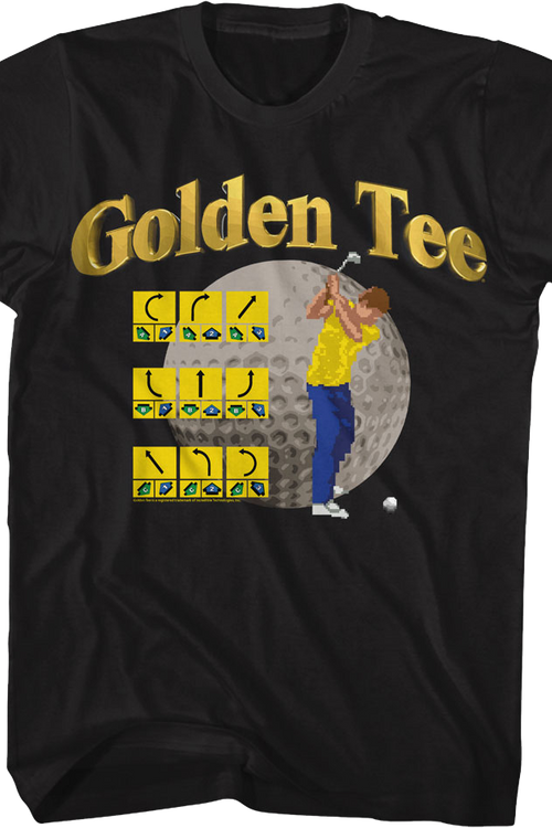 Trackball Control Golden Tee Golf T-Shirt