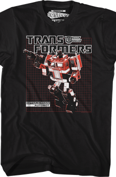 Vintage Optimus Prime Grid Transformers T-Shirt