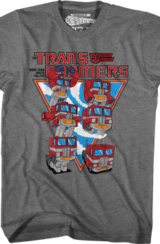 Optimus Prime Form Steps Transformers T-Shirt