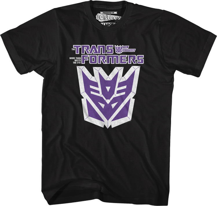 Decepticon 3-D Logo Transformers T-Shirt