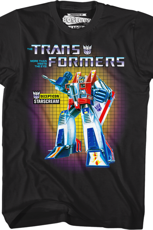 Transformers Box Art Starscream T-Shirt