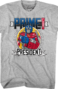 Transformers Prime For President T-Shirt