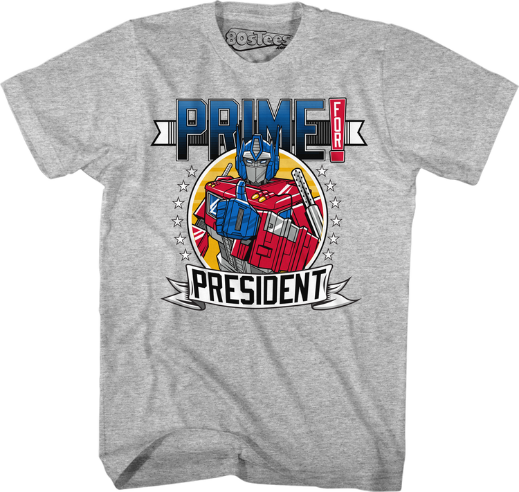 Transformers Prime For President T-Shirt
