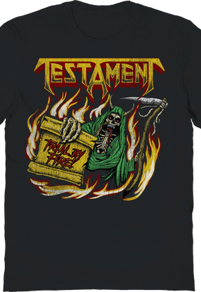 Trial By Fire Testament T-Shirt