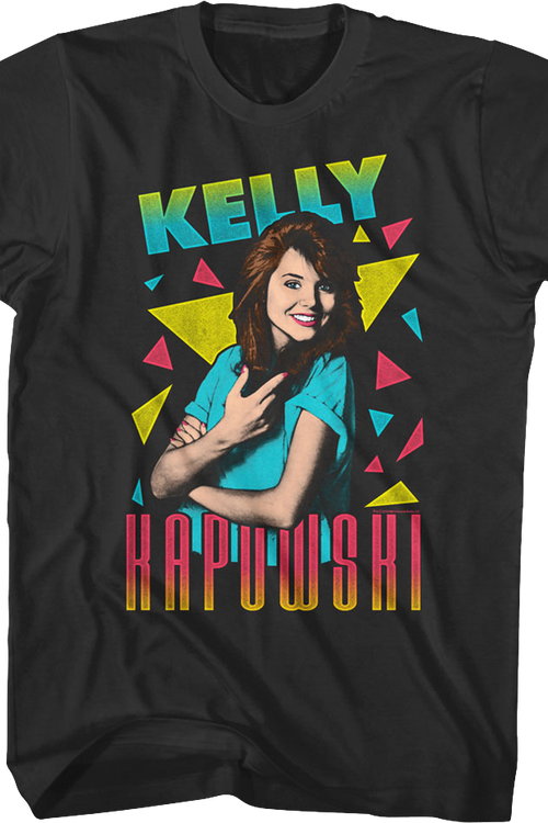 Triangles Kelly Kapowski Saved By The Bell T-Shirt