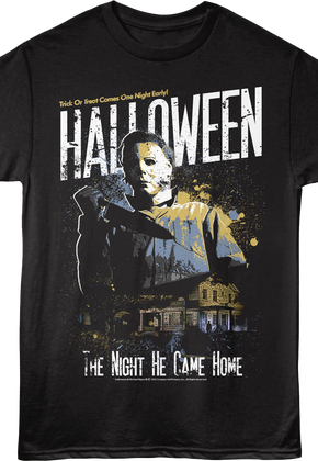 Trick Or Treat Comes One Night Early Halloween T-Shirt