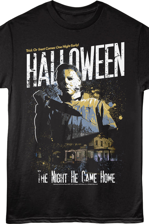 Trick Or Treat Comes One Night Early Halloween T-Shirt