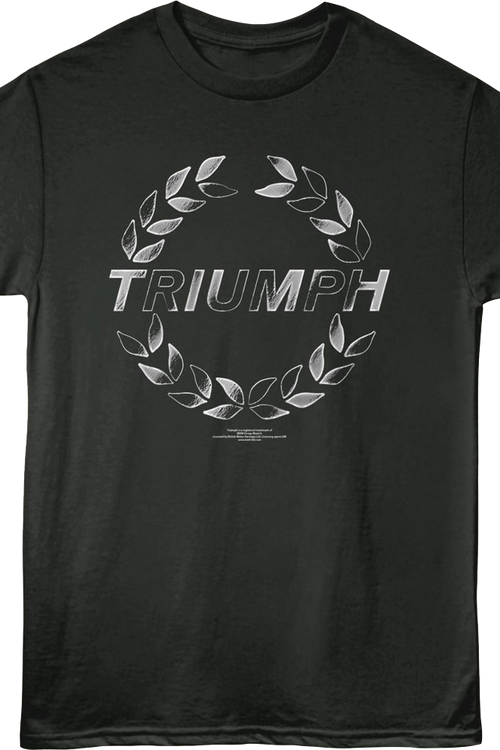 Triumph Laurel Logo British Motor Heritage T-Shirt
