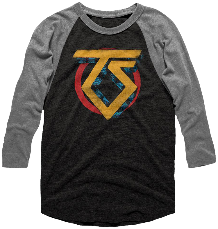 Twisted Sister Raglan Baseball Shirt