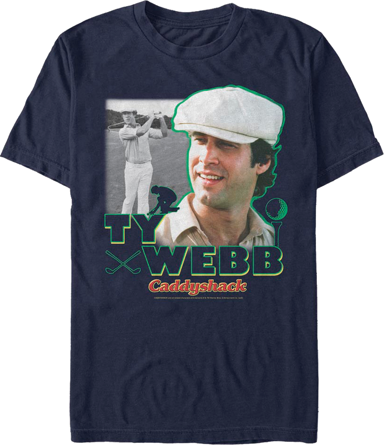 Ty Webb Collage Caddyshack T-Shirt