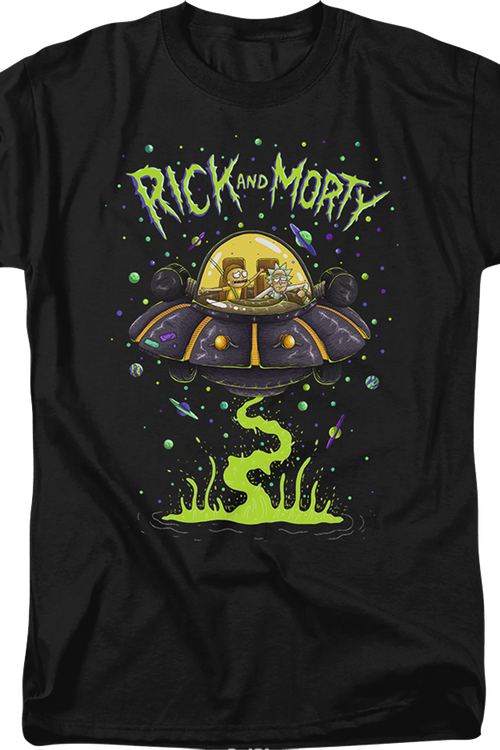 UFO Cruiser Rick And Morty T-Shirt