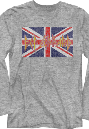 Union Jack Def Leppard Long Sleeve Shirt