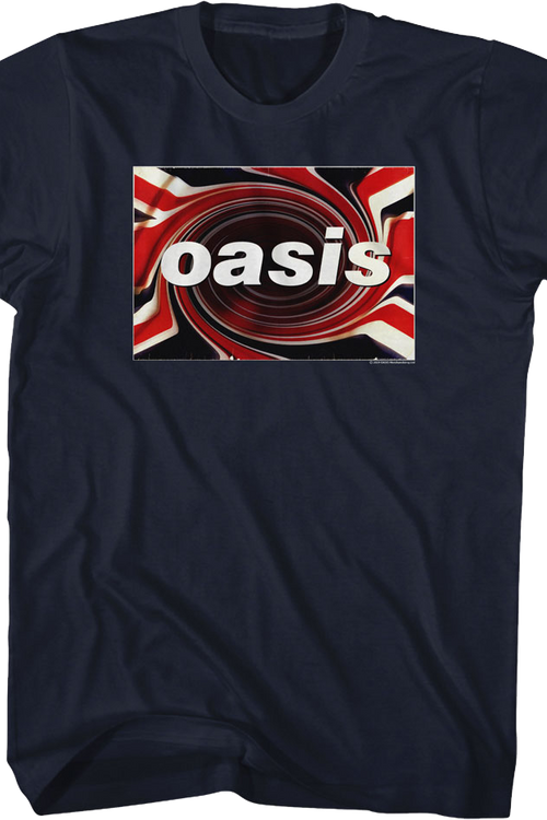 Union Jack Logo Oasis T-Shirt
