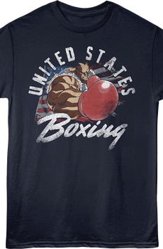 United States Boxing Street Fighter T-Shirt