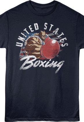 United States Boxing Street Fighter T-Shirt