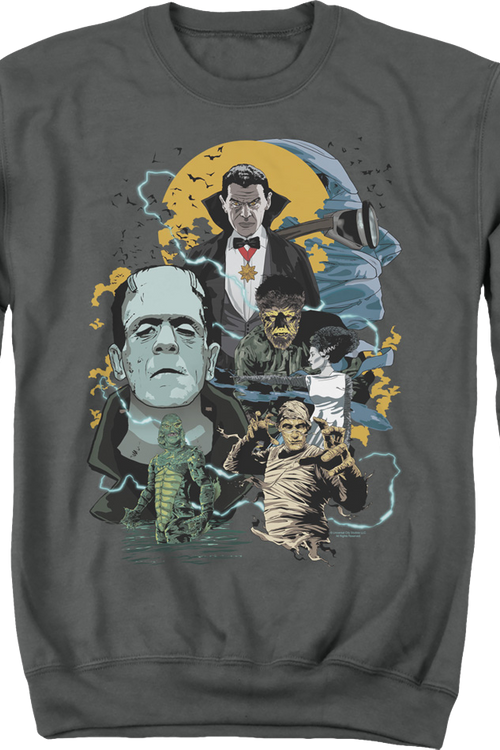 Universal Monsters Collage Sweatshirt