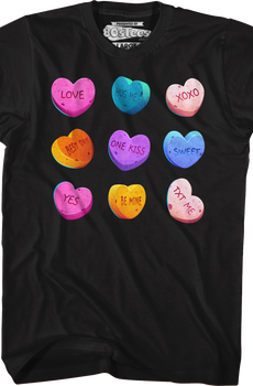 Valentine's Day Candy Hearts T-Shirt