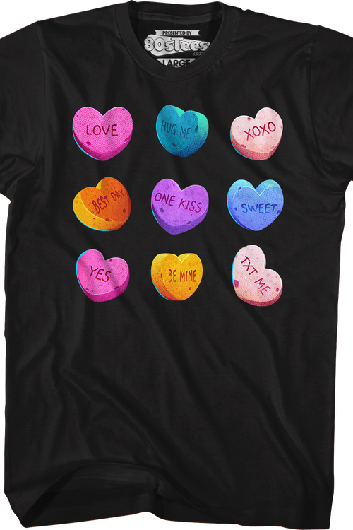 Valentine's Day Candy Hearts T-Shirt
