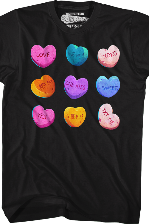 Valentine's Day Candy Hearts T-Shirt