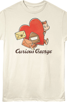 Valentine's Day Mail Curious George T-Shirt
