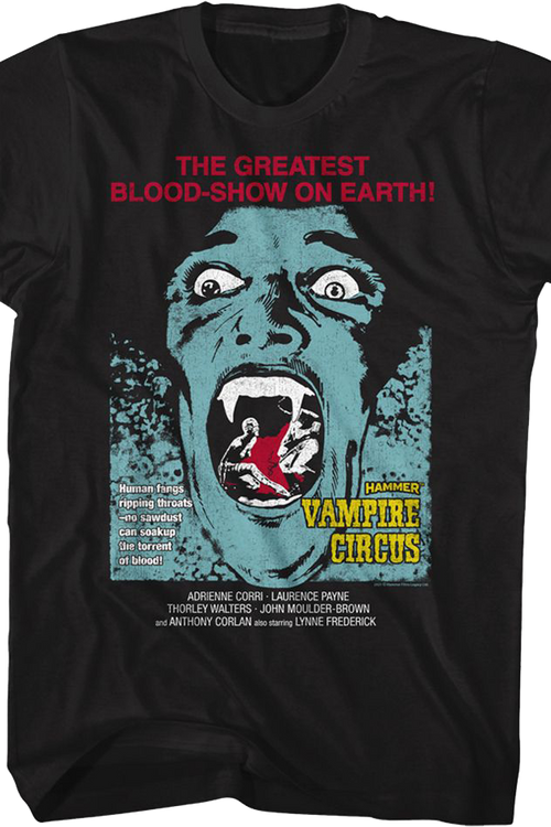 Vampire Circus Hammer Films T-Shirt
