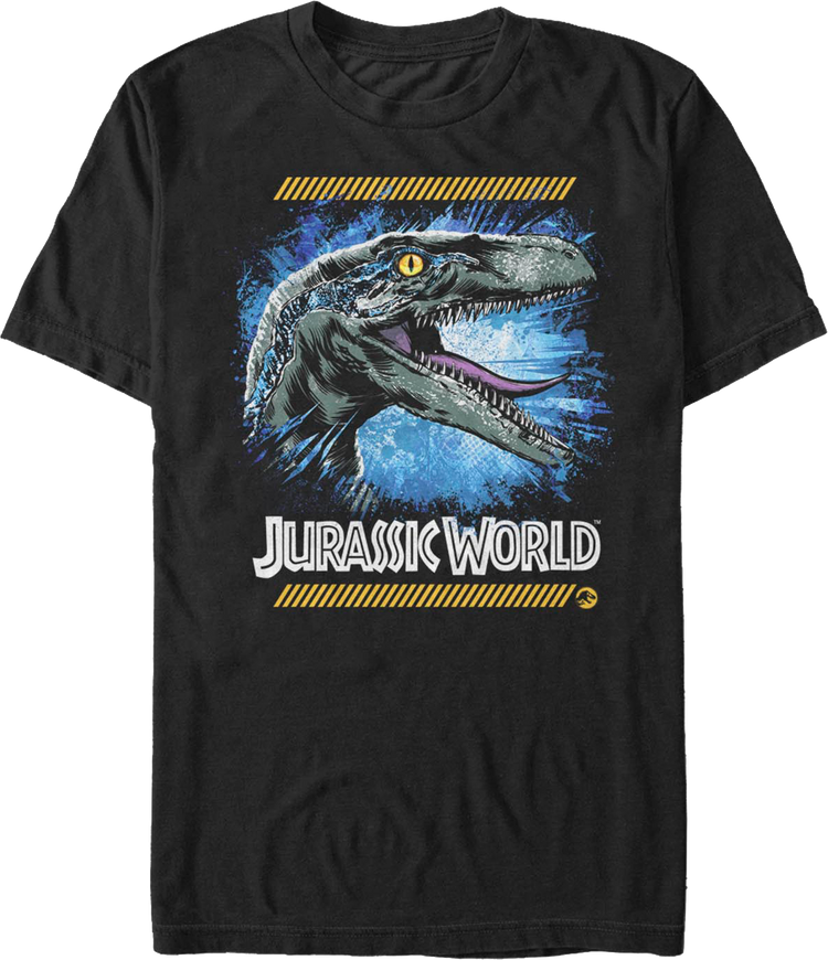 Velociraptor Head Games Jurassic Park T-Shirt
