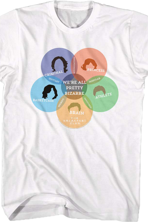 Venn Diagram Breakfast Club T-Shirt