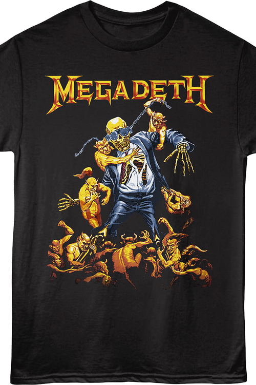 Vic Rattlehead In Hell Megadeth T-Shirt