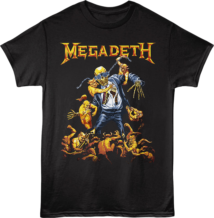 Vic Rattlehead In Hell Megadeth T-Shirt