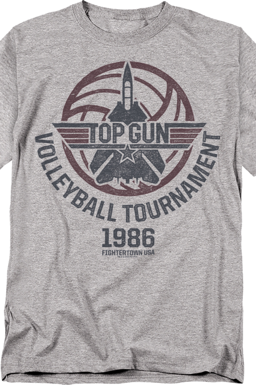 Vintage 1986 Volleyball Tournament Top Gun T-Shirt