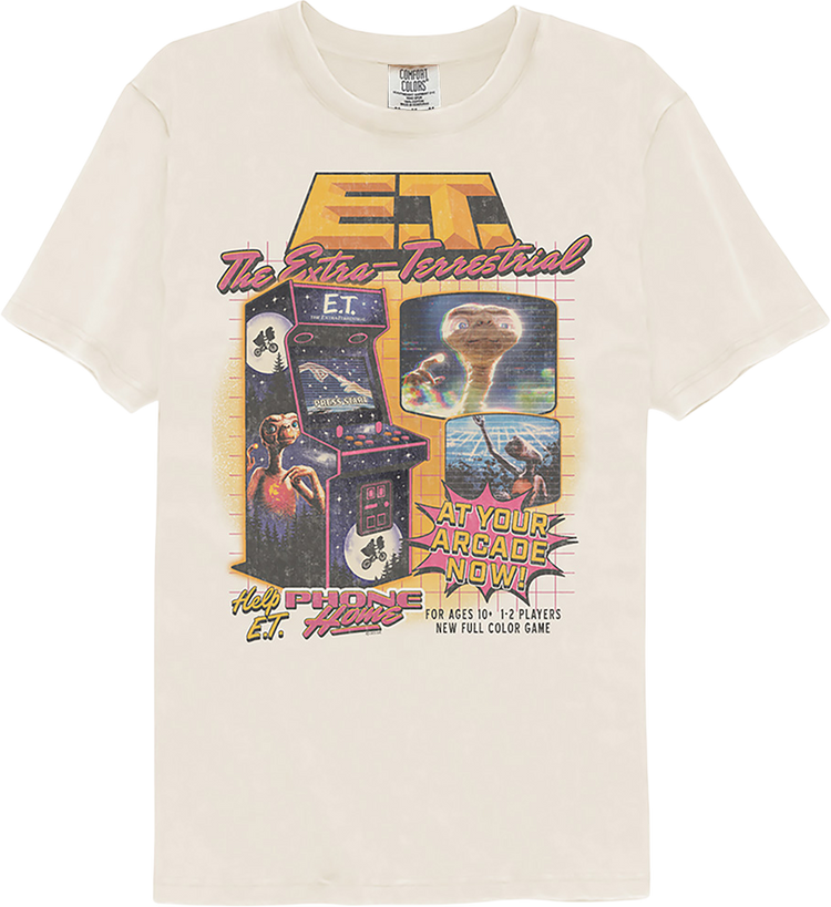 Retro Arcade E.T. The Extra-Terrestrial Comfort Colors Brand T-Shirt