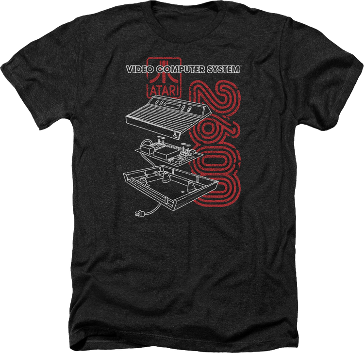 Vintage Atari 2600 Video Computer System T-Shirt