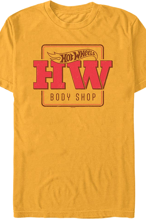 Vintage Body Shop Logo Hot Wheels T-Shirt