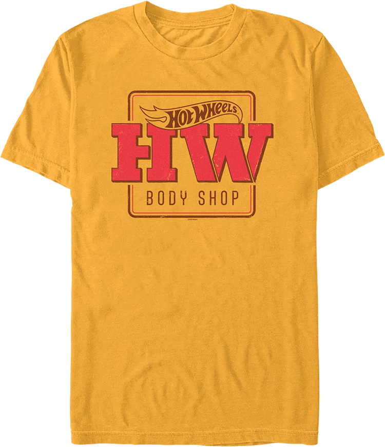 Vintage Body Shop Logo Hot Wheels T-Shirt