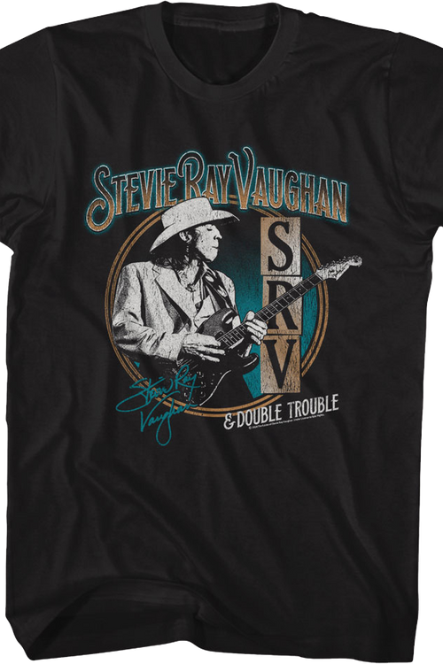 Vintage Circle Stevie Ray Vaughan & Double Trouble T-Shirt