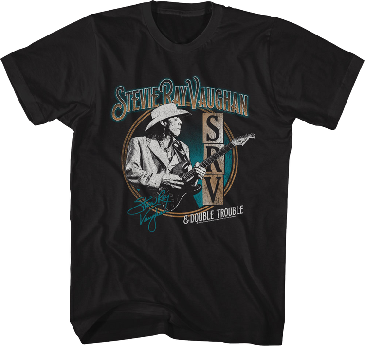 Vintage Circle Stevie Ray Vaughan & Double Trouble T-Shirt