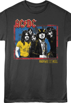 Vintage Colors Highway To Hell ACDC T-Shirt