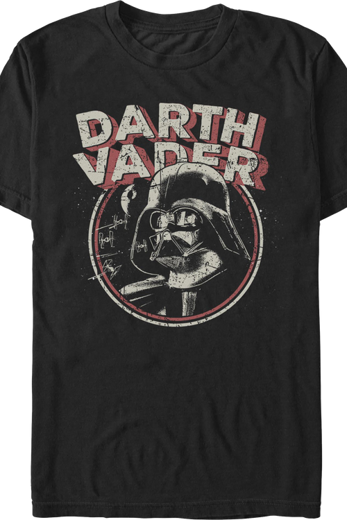 Vintage Darth Vader Circle Star Wars T-Shirt