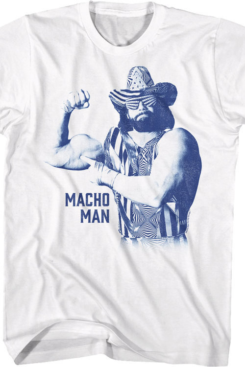 Vintage Flexing Macho Man Randy Savage T-Shirt