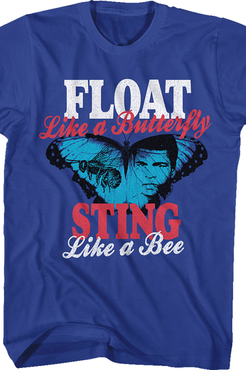 Vintage Float Like A Butterfly Sting Like A Bee Muhammad Ali T-Shirt