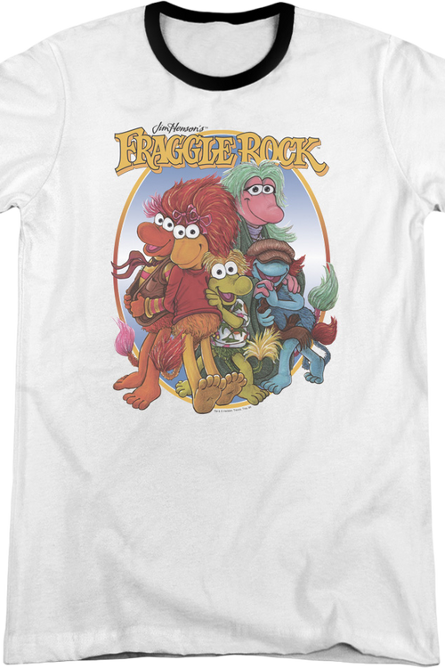 Vintage Group Picture Fraggle Rock Ringer Shirt